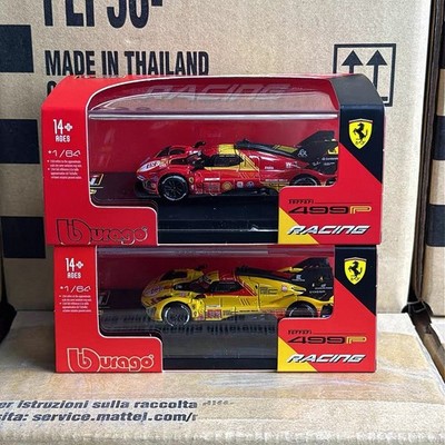 Bburago Ferrari Racing 2024 Champion Ferrari 499P 24 Hour Le Mans Hypercar 1:64