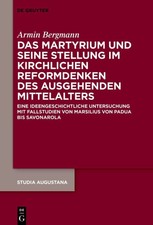 Das Martyrium und seine Stellung im kirchlich...