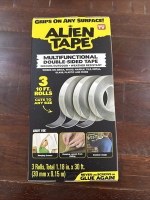 Alien Seal 1.4 in. x 49 ft. Transparent Anti-Draft Insulation Seal Tape ...