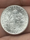 1961 D US Dime 90% Silver Dime ROOSEVELT GEM BU COIN