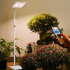 Full Spectrum LED Grow Lights with Timer  Dimmable Brightness for Indoor Plants
