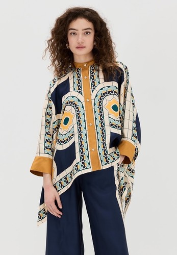 La DoubleJ Foulard Silk Shirt