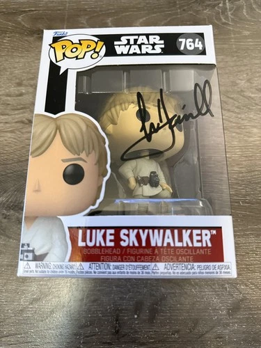 Mark Hamill Signed Autographed Funko Pop Star Wars Luke Skywalker Hologram COA