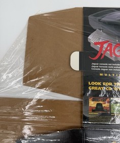 UNFOLDED Brand New Atari Jaguar & CD Console Box Only Shipped Quickly & Securely