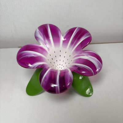 Koziol ''Audrey'' Teesieb - rosa Blütengrün Ständer