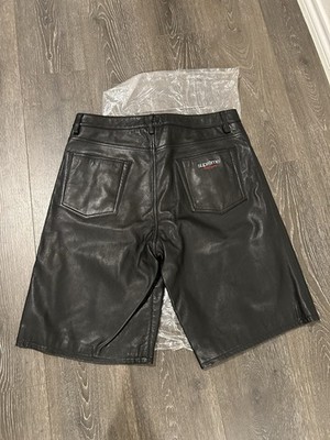 Supreme Baggy Leather Shorts | eBay