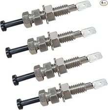 4PCS Car Door Pin Switches, Momentary ON Off 12VDC 20A Auto Trunk Engine Alarm S