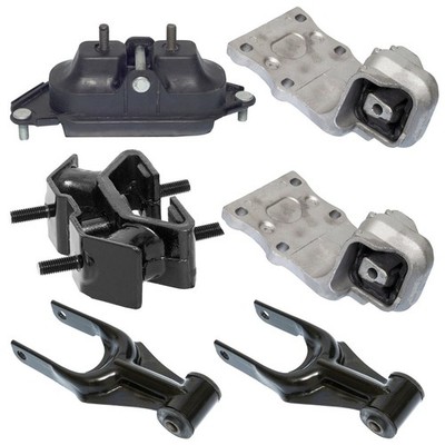WESTAR 6 Piece Front Engine & Auto Trans Mount Kit Fits 2006-2007 Buick Terraza