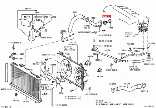 Genuine Camry MCV36 MCV31 Celica ZZT231 ZZT230 3.3 3.0 1.8 Thermostat - Picture 10 of 20