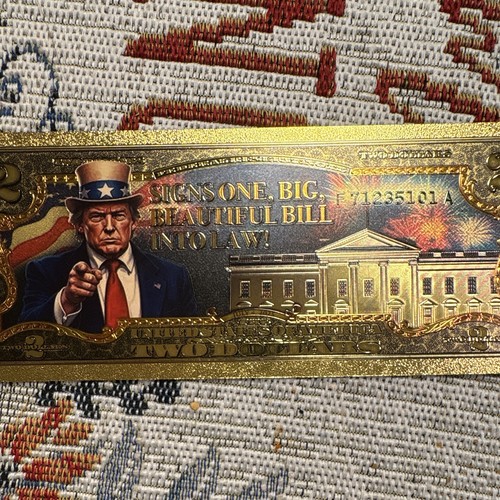 Trump Banknote Donald Trump $100 Banknote 24kt Gold Foil Commemorative | eBay