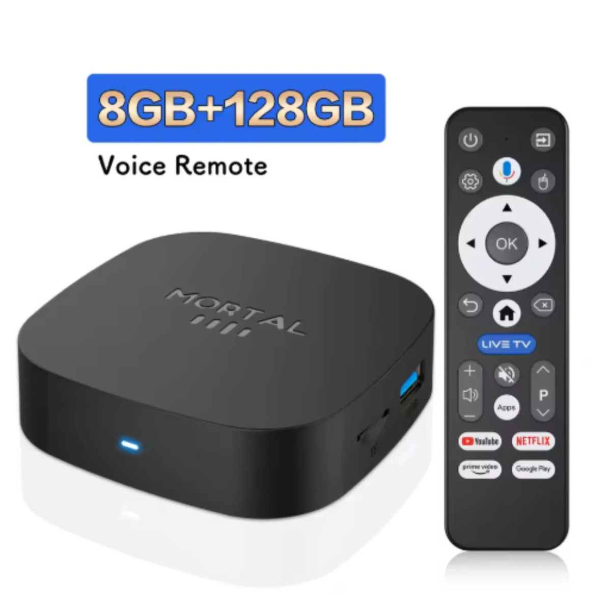 2025 New Android TV Box T1+ Rockchip RK3518 Android 16 8GB RAM