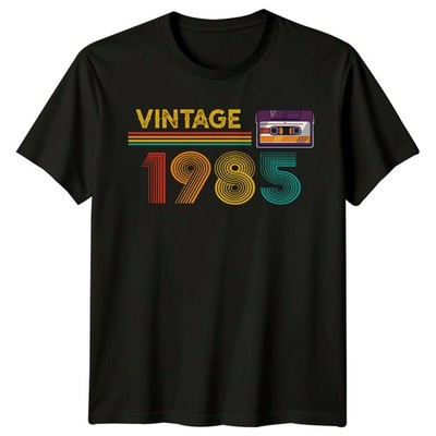 Vintage 1985 Kassette 41. Geburtstag Geschenk Herren T-Shirt Retro Style