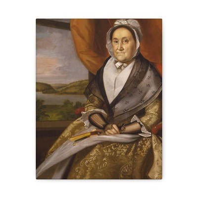 Ralph Earl - Mrs. Joseph Wright - 1792 - Canvas Wall Art