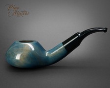 Mr. Brog HAND MADE WOODEN TOBACCO SMOKING PIPE  no 48  " Chochla "  Blue