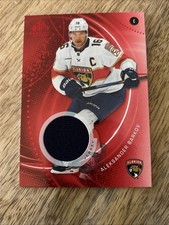 2025-25 SP Game Used Hockey Aleksander Barkov #134 Red Jersey Panthers PWE
