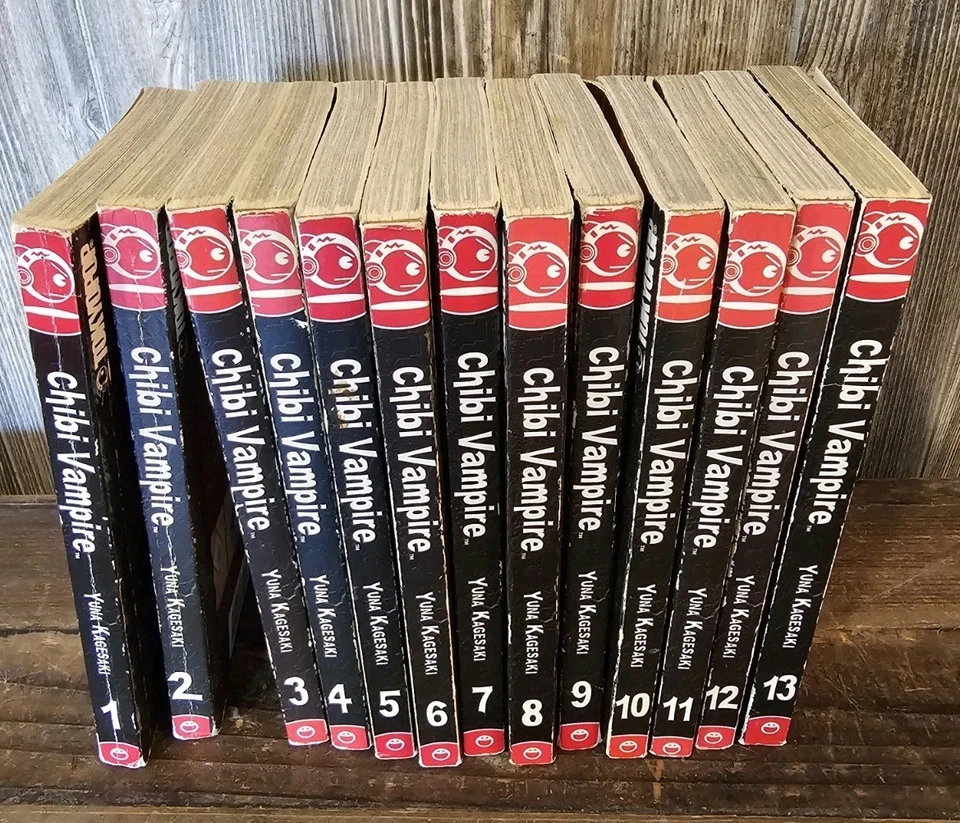 CHIBI VAMPIRE Vol 1-13 Serie MANGA Set Yuna Kagesaki INGLÉS Usado  Foto 2 de 4