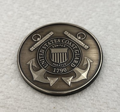 VINTAGE USCG United States COAST GUARD CHALLENGE COIN Semper Paratus