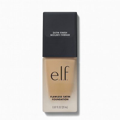 e.l.f. Flawless Satin Liquid Foundation 240 Vanilla 0.68 fl oz   New