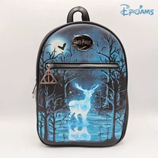 Harry Potter Patronus Deadly Hallows Mini Backpack New