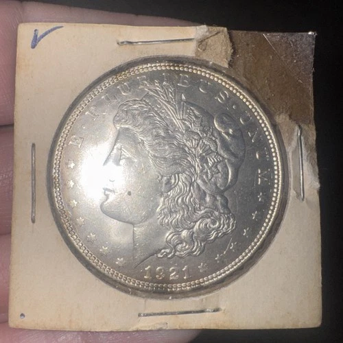 1921 90% Silver Morgan Dollar Brilliant Uncirculated