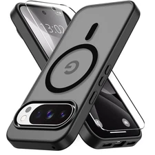 For Google Pixel 10 Pro XL/9A/9 Case Phone Shockproof MagSafe Cover+Screen Glass