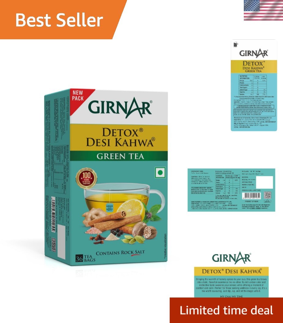 Bags &ndash; 36 Natural Teabags For Daily Detoxification