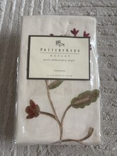 Pottery Barn Shams STANDARD Floral Pair Cotton VINTAGE Unused 21x26