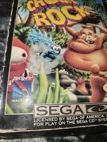Chuck Rock Sega Cd Complete In Worn Box