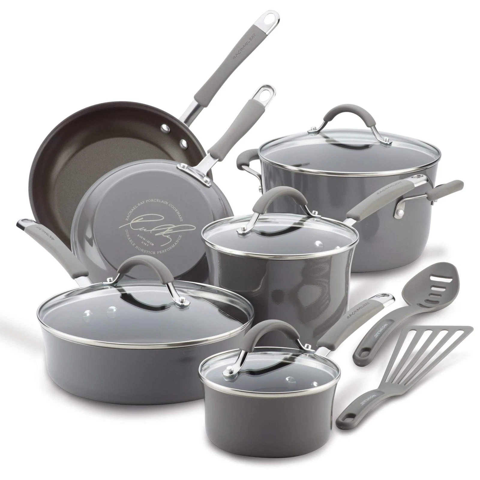 Rachael Ray Cucina Nonstick Cookware Set, 12 Piece
Opens in a new window or tab