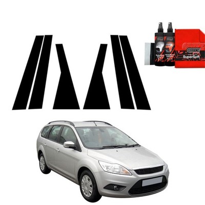6in1 Folie für Ford Focus Mk2 Kombi Facelifting (2007-2011) Grizz Protector Film