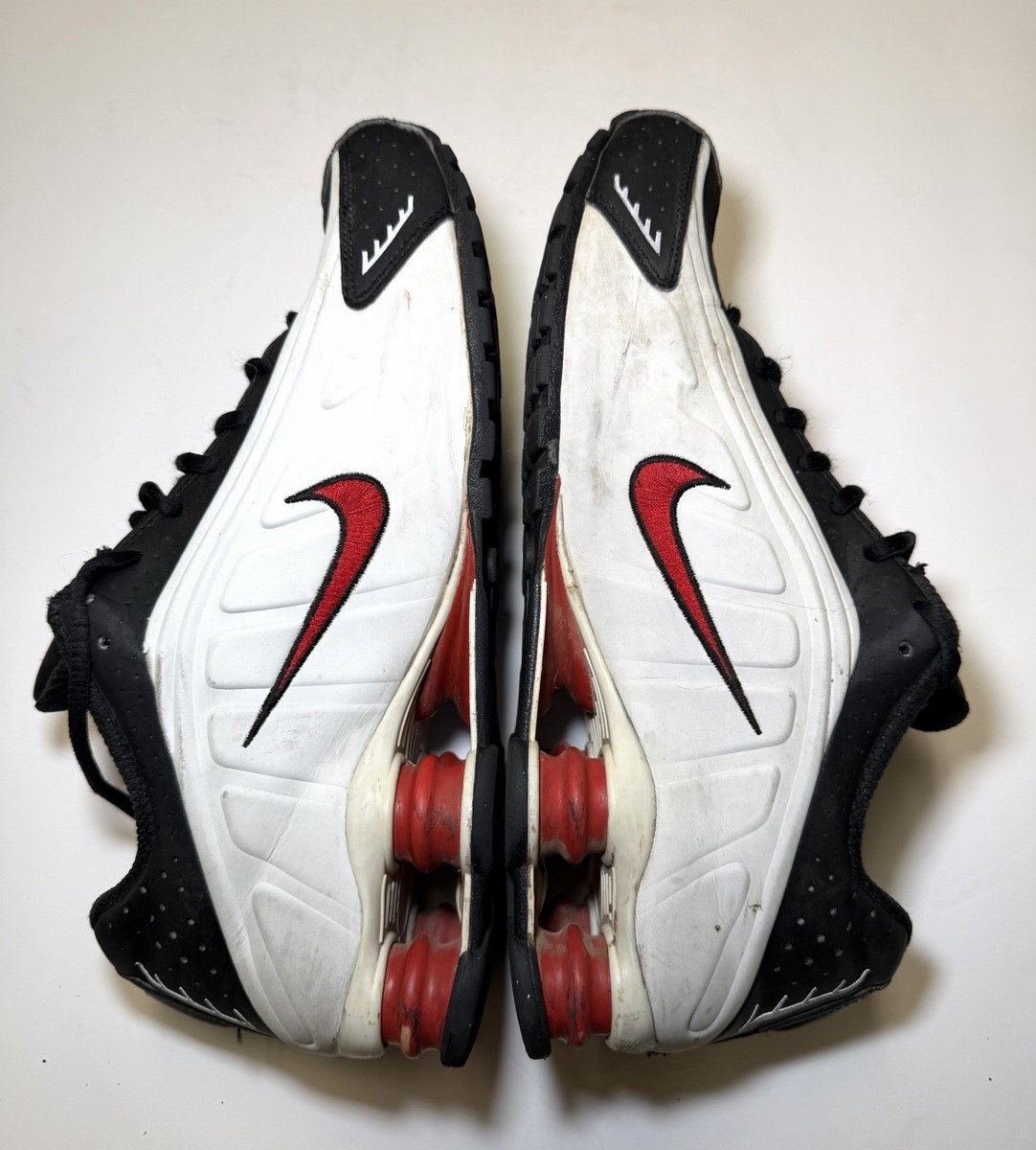 Nike Shox NZ Mens Running Shoes‎ Black White Red Size 10 104265 050 Nike Shox NZ Black White Red Men main image 3