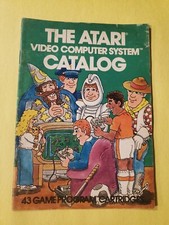 1981 Atari Video Computer System Catalogue - 43 GAME PROGRAMS