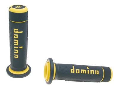 Griffe Satz Domino A180 ATV Daumengas 22/22mm schwarz-gelb für: Adly/Herchee,Aeo
