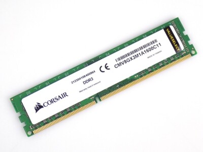 8GB Corsair CMV8GX3M1A1600C11 DDR3-1600 PC3-12800 CL11 1.5V 8GB Corsair CMV8GX3M1A1600C11 DDR3-1600 PC3-12800 CL11 1.5V