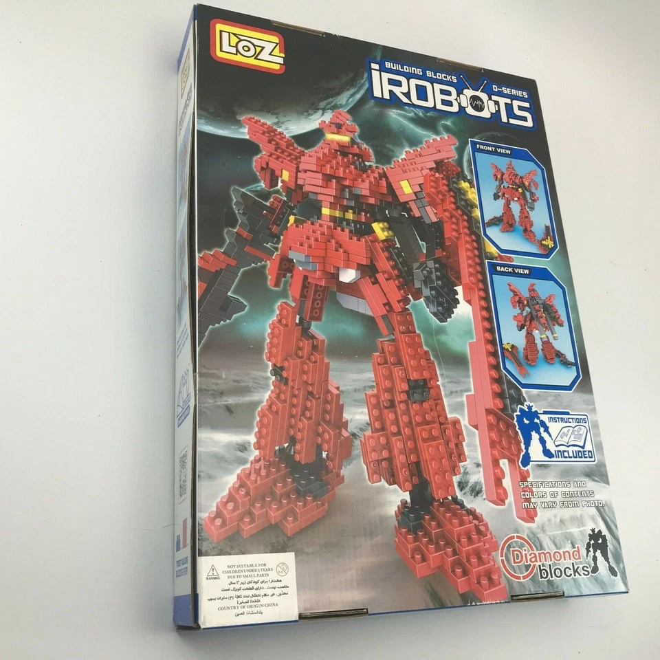 LOZ 814 pcs 3D iRobots Building Blocks Toy Ages 9+ D Series Diamond Blocks 9355 - Image 2 of 4