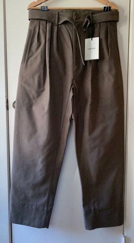 Lemaire Military Wool Brown 4 Pleat 