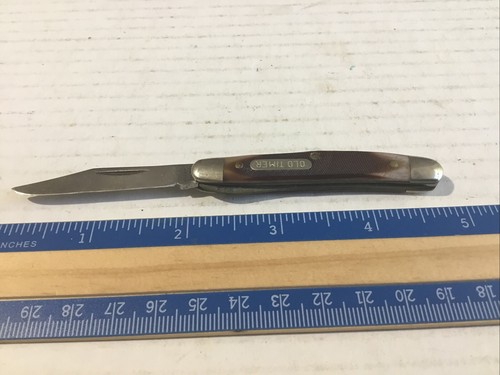 Vintage Schrade Old Timer 180T Mighty Mite Single Locking Blade Pocket Knife USA