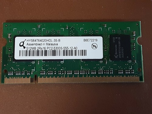 512MB PC2 DDR2-512 RAM SO-DIMM 200 pin - Picture 2 of 2