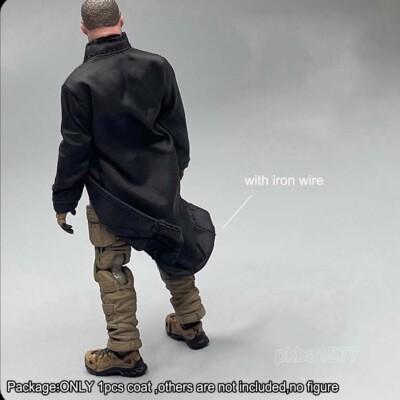 Handmade 1/18 Trenchcoat Long Coat For 3.75