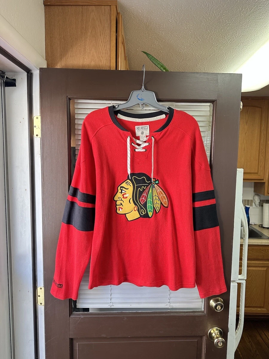 Vintage 1990s Chicago Blackhawks CCM NHL Hockey Jersey / -  Norway