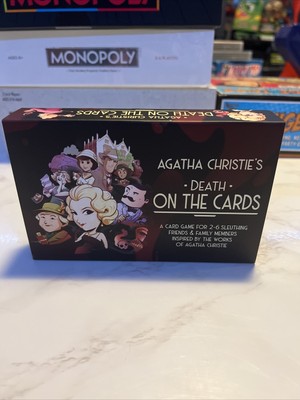 AGATHA CHRISTIE: DEATH ON THE CARDS Board Game Modiphius Entertainment NIB