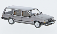 Brekina PCX870665 Volvo 740 Kombi Metallic Dunkelgrau, 1985, H0, Neu 2023