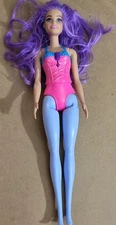 2020 ​Barbie Dreamtopia Fairy Doll with Purple Hair #GJK00 VGUC C308G