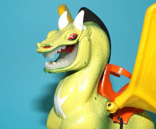 BLACKSTAR WARLOCK DRAGON HORSE OF ZAGAR 100% COMPLETE 1983 GALOOB - Picture 7 of 12