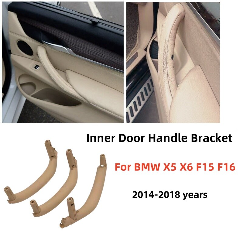 3X Inner Handle Interior Door Panel Pull Trim Cover For BMW X5 X6