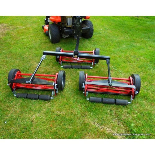 Gang mowers 3 set 58" cut sports field / paddock / cricket pitch / lawn/garden eBay