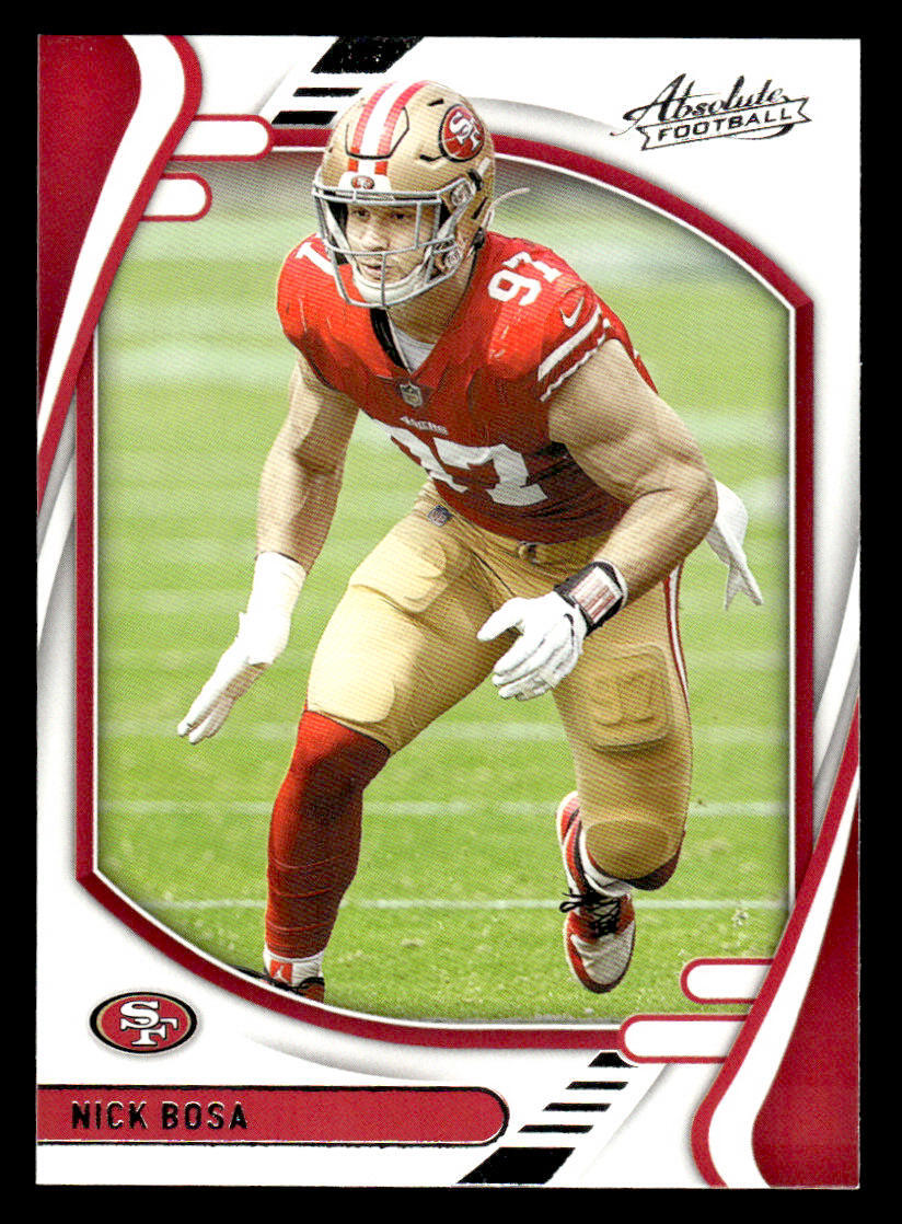 2021 Panini Absolute #84 Nick Bosa Retail Card San Francisco 49ers