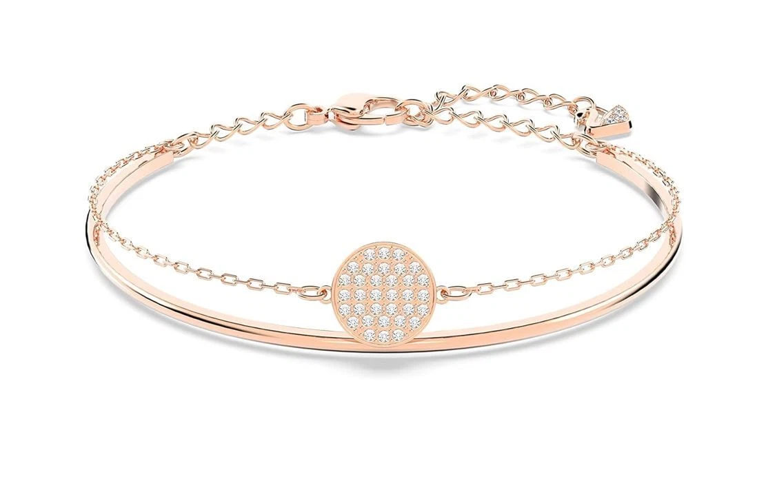 Swarovski ginger sale bangle rose gold