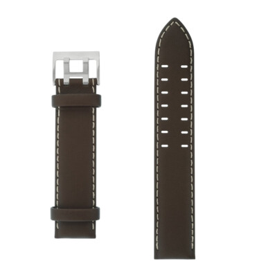 Universal Uhrenarmband Leder braun 20 mm Doppeldornschließe viele Marken 