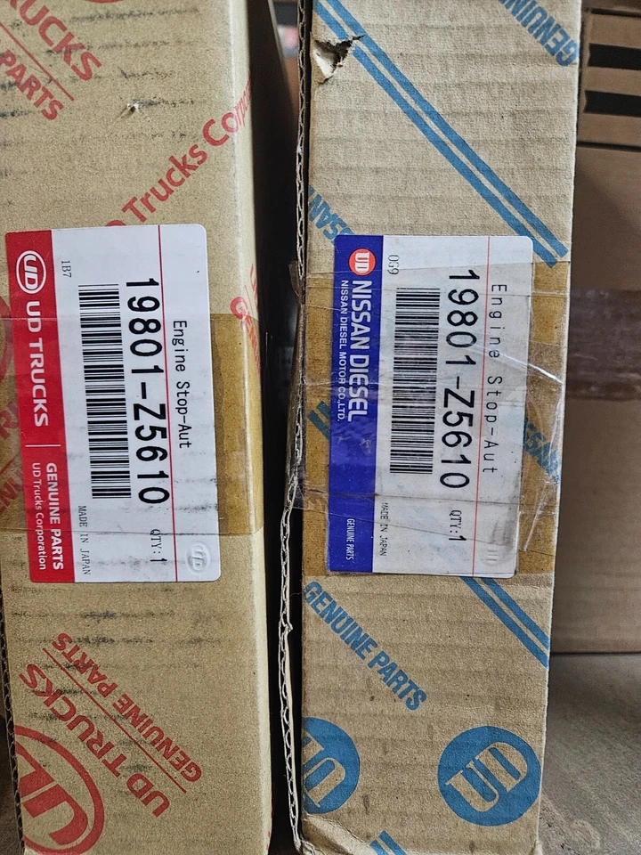 motor de parada de motor, NISSAN UD, 1999-2004, 18HD, 2000, 23DH, 23LP, 2600, 3300 Foto 2 de 2